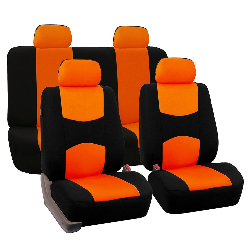 Ensemble de Housses de siège auto 5 places, ensemble complet universel pour intérieur de voiture, Housses de siège de voiture en polyester doux, imperméable et confortable pour voitures SUV, camionnette, sedan et berline Hyundai, Toyota, Kia