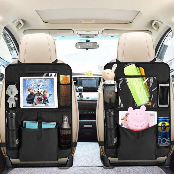 Poche de Rangement de Voiture, L'Accessoire Multifonctionnel de Qualité Supérieure pour un Rangement Organisé et Pratique de vos Effets Personnels pendant vos Trajets en Voiture, Offrant une Solution de Rangement Optimale pour les Conducteurs et les Passagers